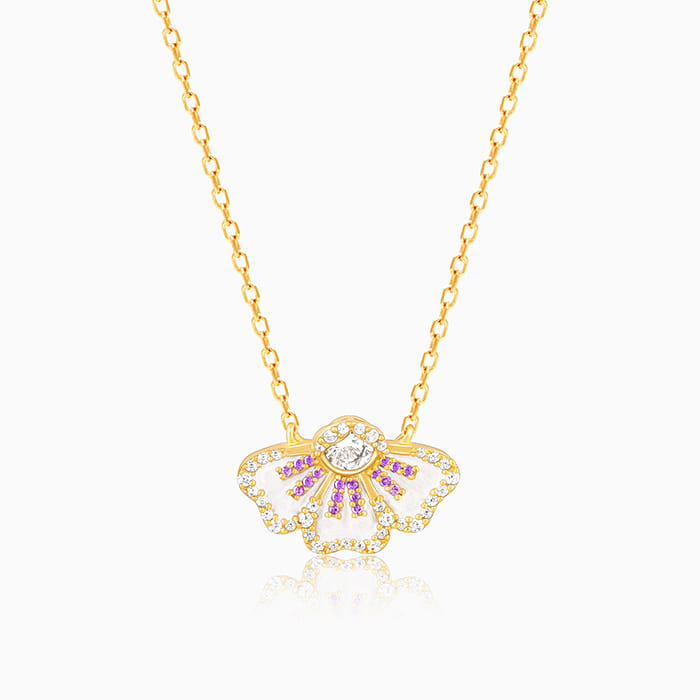Golden Elegant Eyebright Necklace