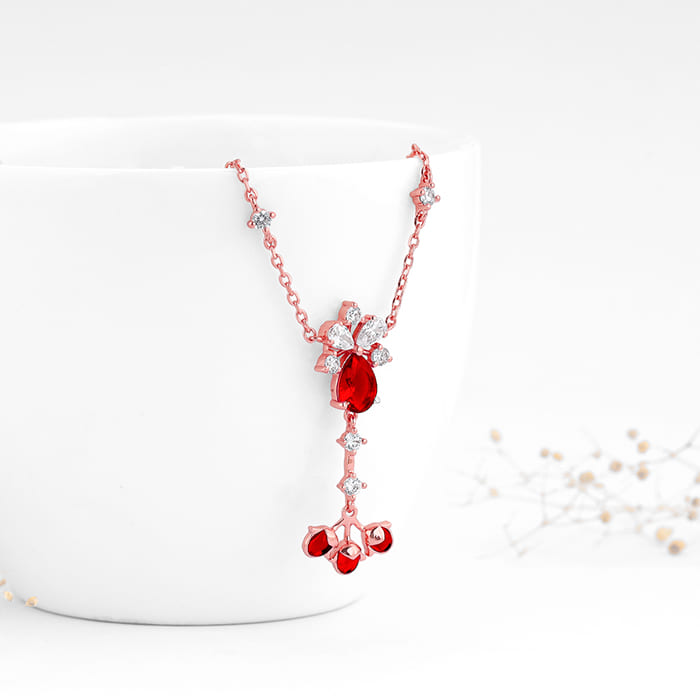 Rose Gold Glory of Love Necklace