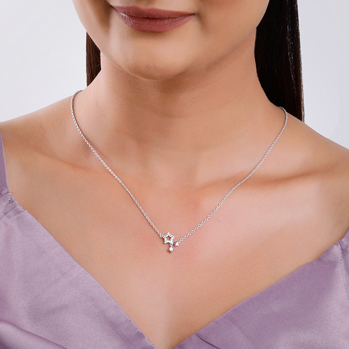 Silver Magical Stardust Necklace