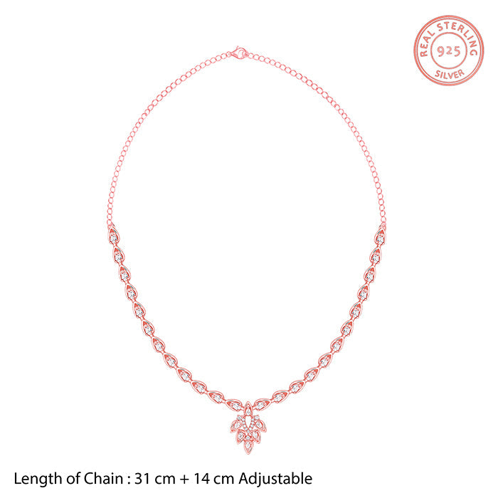 Rose Gold Rachel Necklace