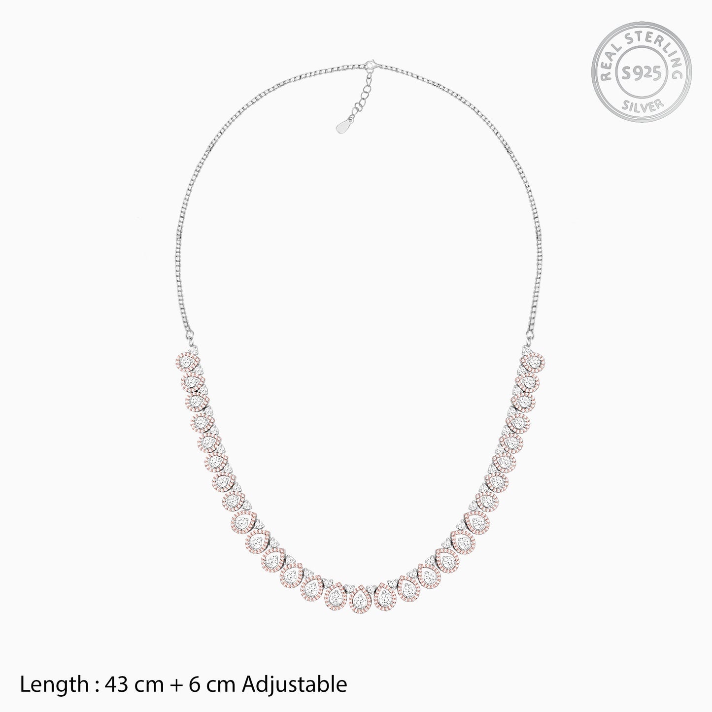 Anushka Sharma Silver Affair Necklace