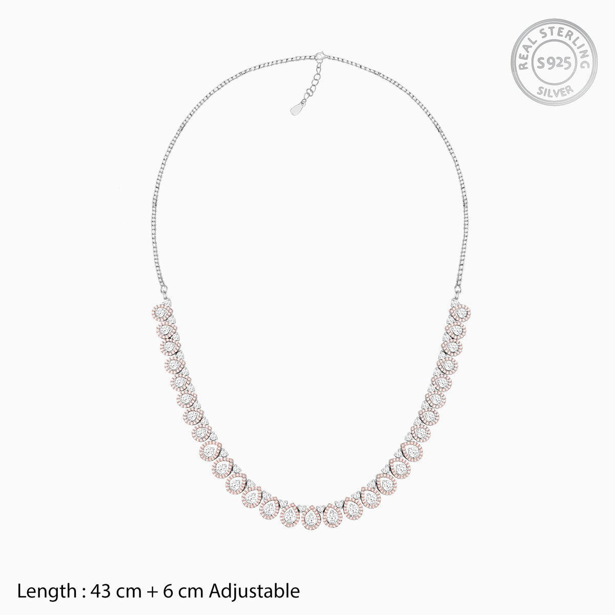 Anushka Sharma Silver Affair Necklace