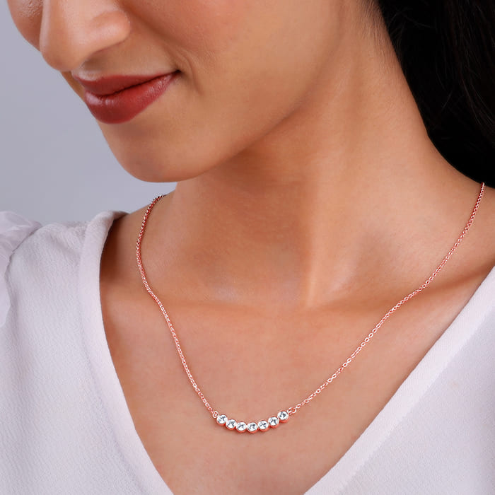 Rose Gold Sweet Love Necklace