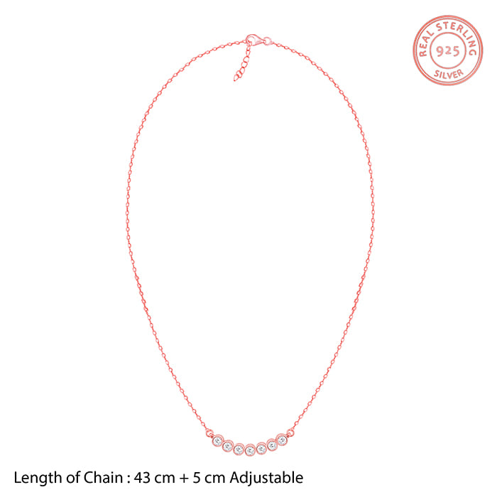 Rose Gold Sweet Love Necklace