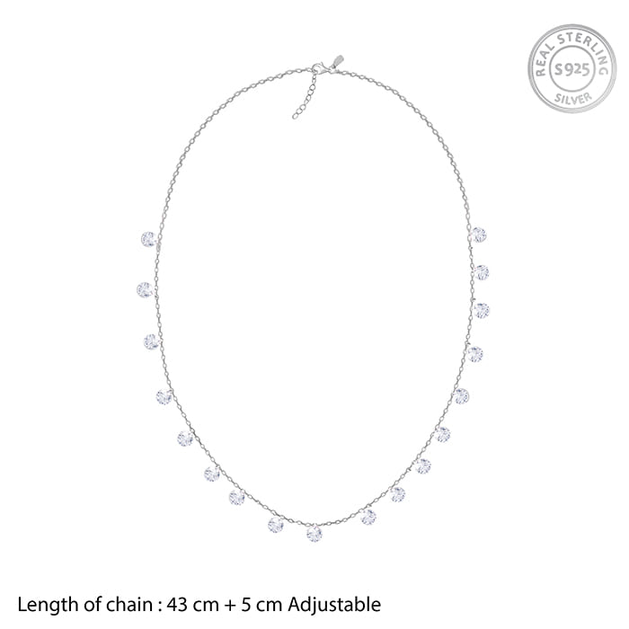 Anushka Sharma Silver Queens Necklace