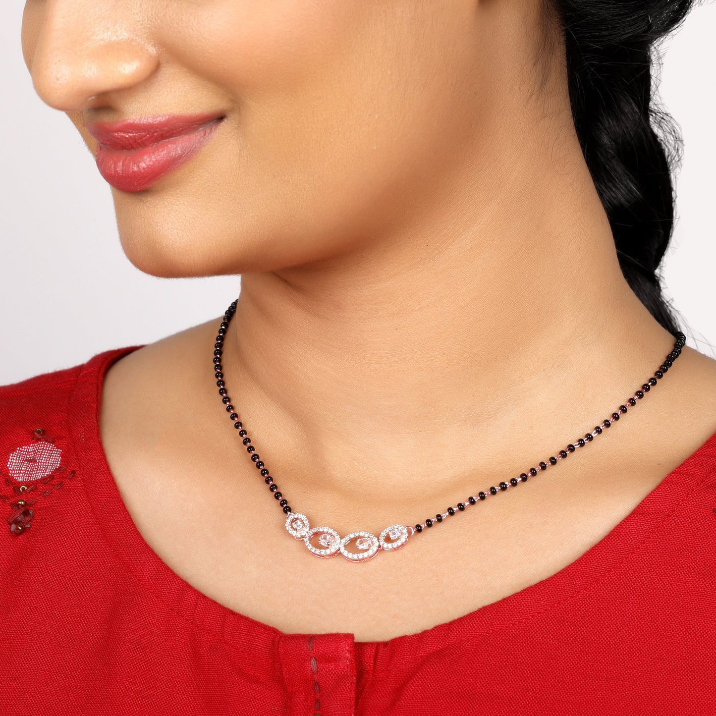 Rose Gold Eternal Love Mangalsutra