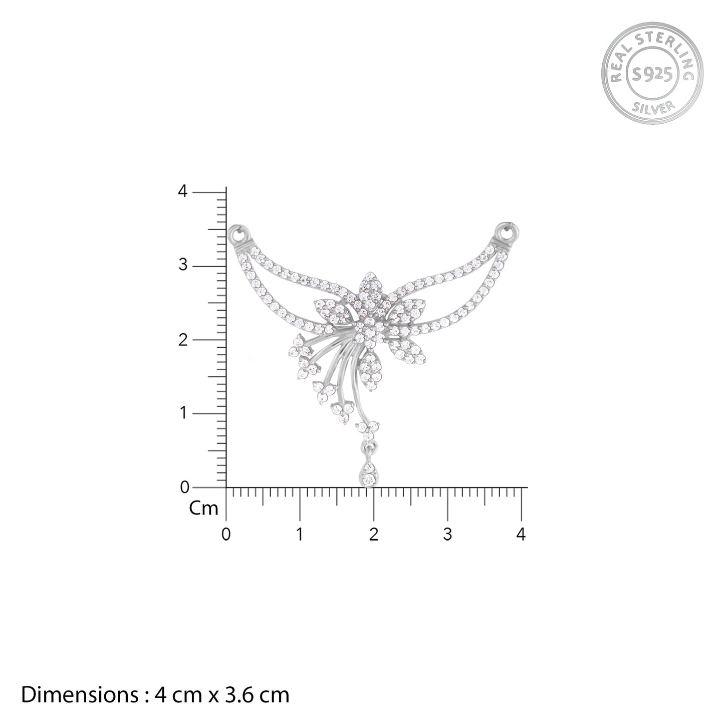 Silver Lovingly Yours Mangalsutra