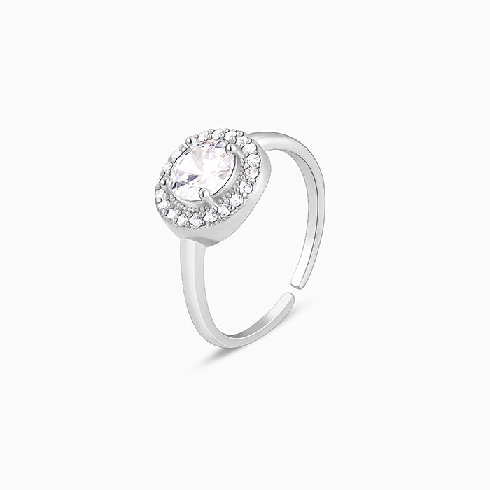 Silver Twilight Zircon Ring