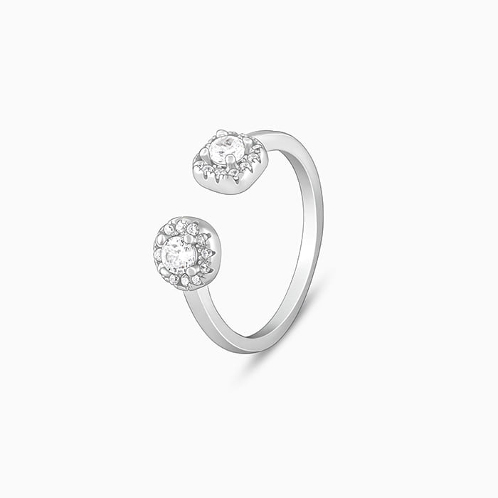 Silver Not-So-Round Ring