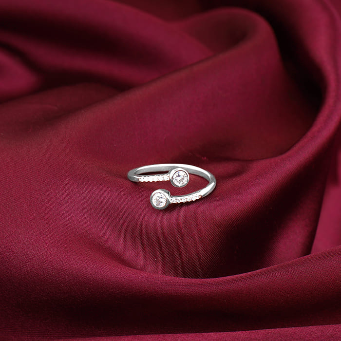 Silver Get-Together Ring