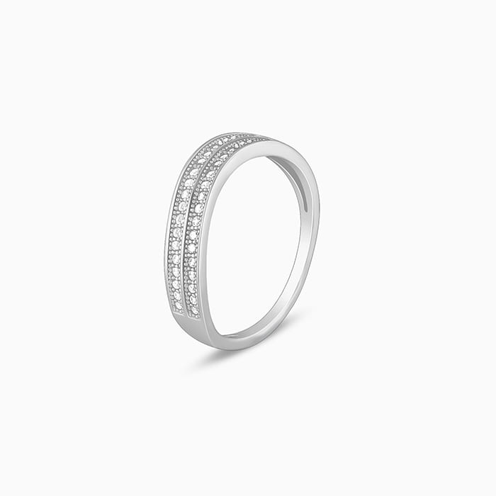 Silver Wavesome Ring
