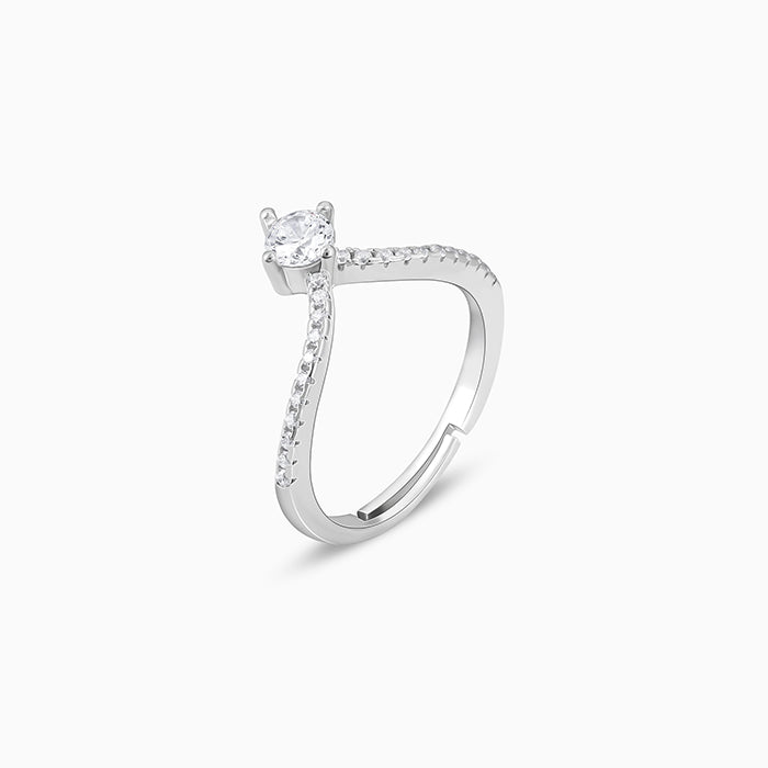 Silver Groovy Vanki Ring