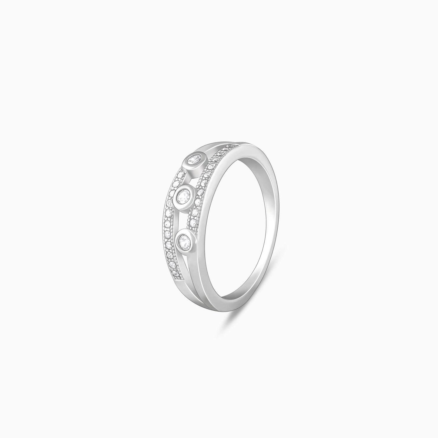 Silver Orion's Belt Ring
