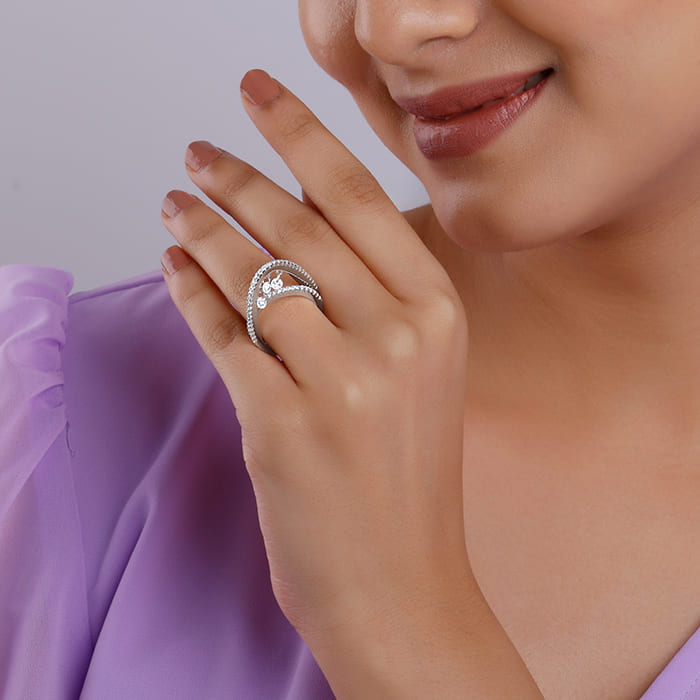 Silver Standout Ring