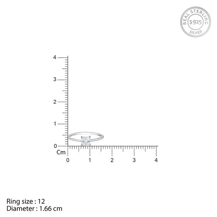 Silver Cubic Beauty Ring