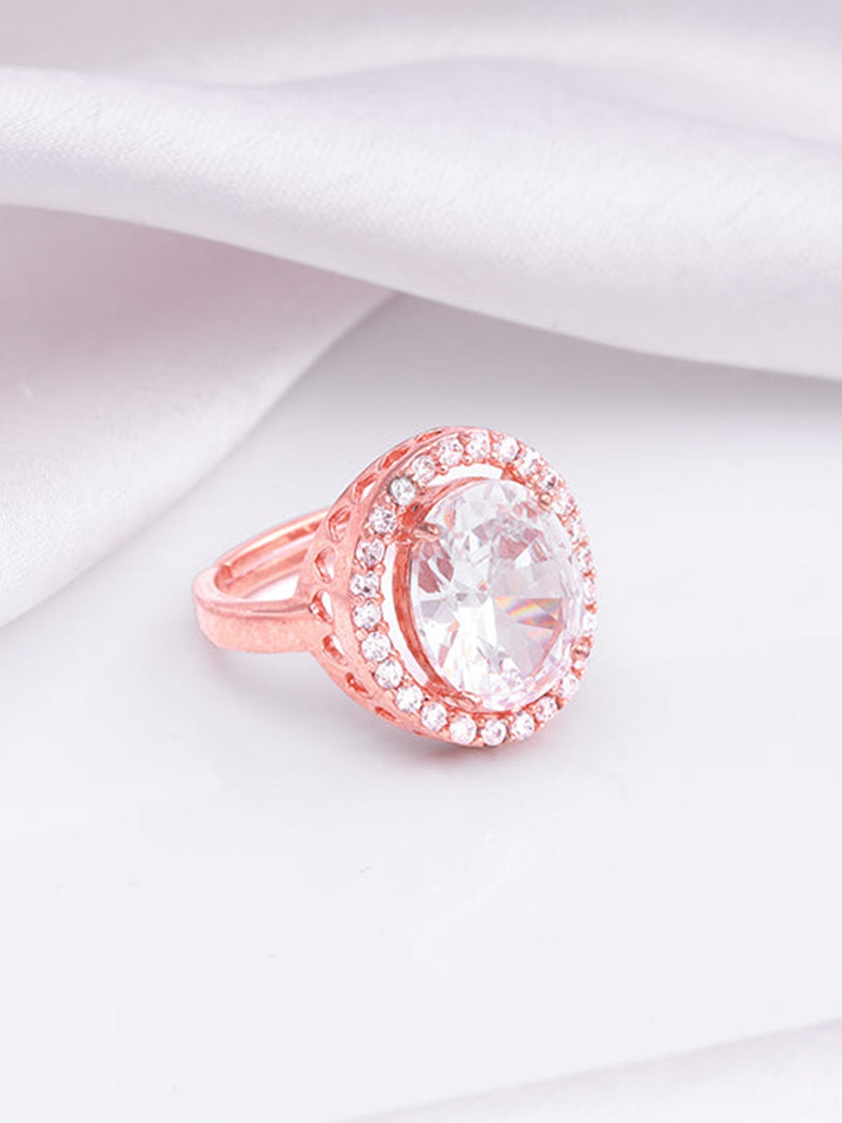 Rose Gold Solitaire Ring