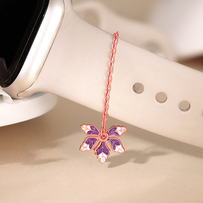 Rose Gold Queen Ebony Watch Charm