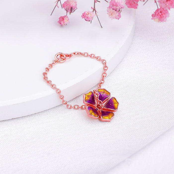 Rose Gold Bell Mallow Watch Charm