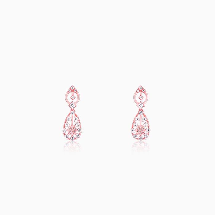 Rose Gold Radiance Earrings