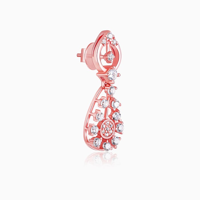 Rose Gold Radiance Earrings