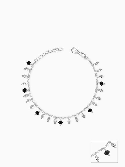 Silver Sweet Sparkle Kids Anklet (3-5 yrs)
