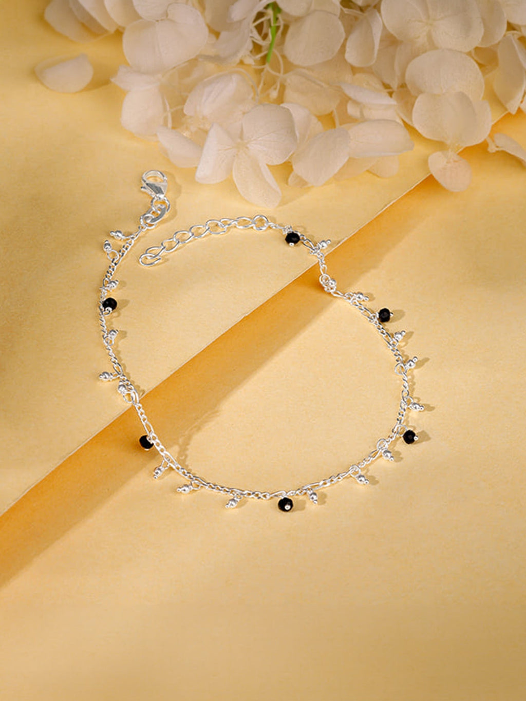 Silver Sweet Sparkle Kids Anklet (3-5 yrs)