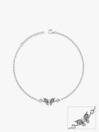 Silver Gypsy Butterfly Anklet