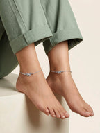 Silver Gypsy Butterfly Anklet