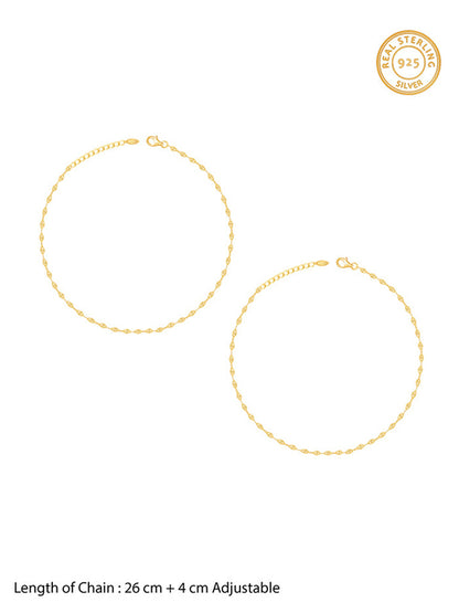 Golden Vintage Beauty Anklet