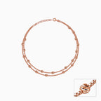 Rose Gold Bling Bling Anklet