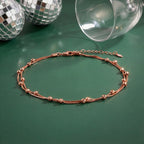 Rose Gold Bling Bling Anklet