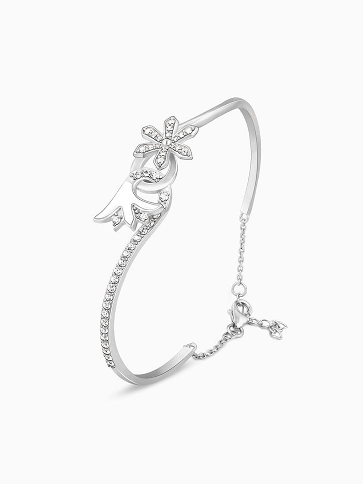 Silver Embracing Musli Bracelet