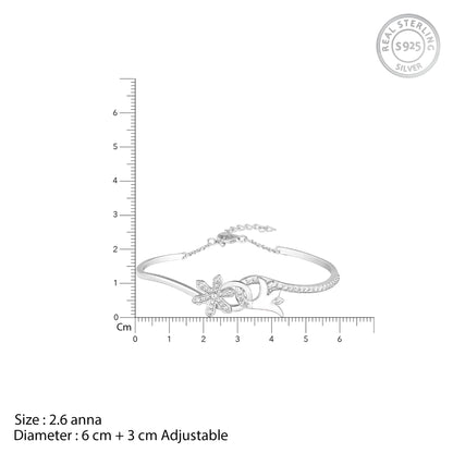 Silver Embracing Musli Bracelet