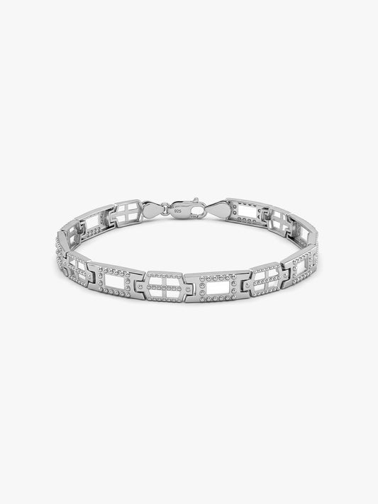 Silver Supremo Bracelet For Him
