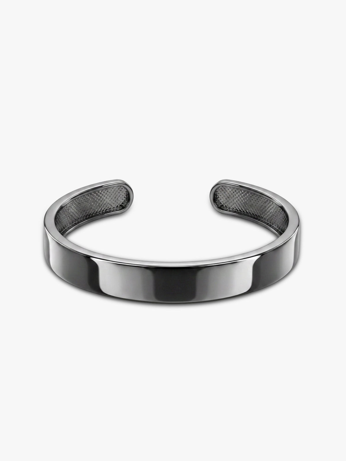 Black Rhodium Gladiator Half Kada For Him