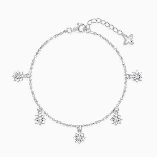 Silver Flower Of Youth Bracelet