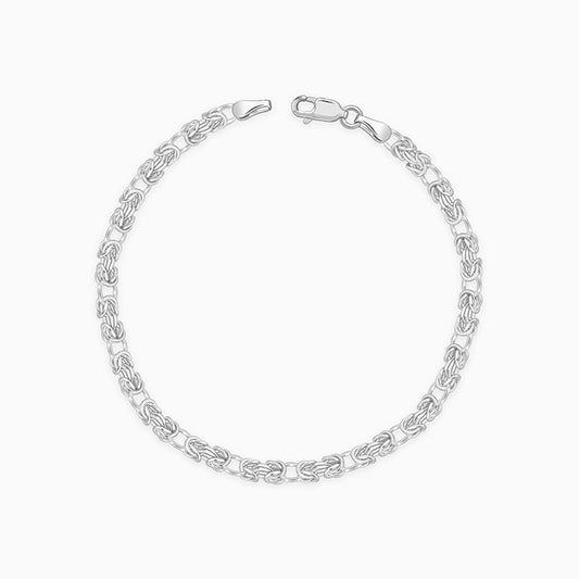 Silver Lustreline Bracelet For Him