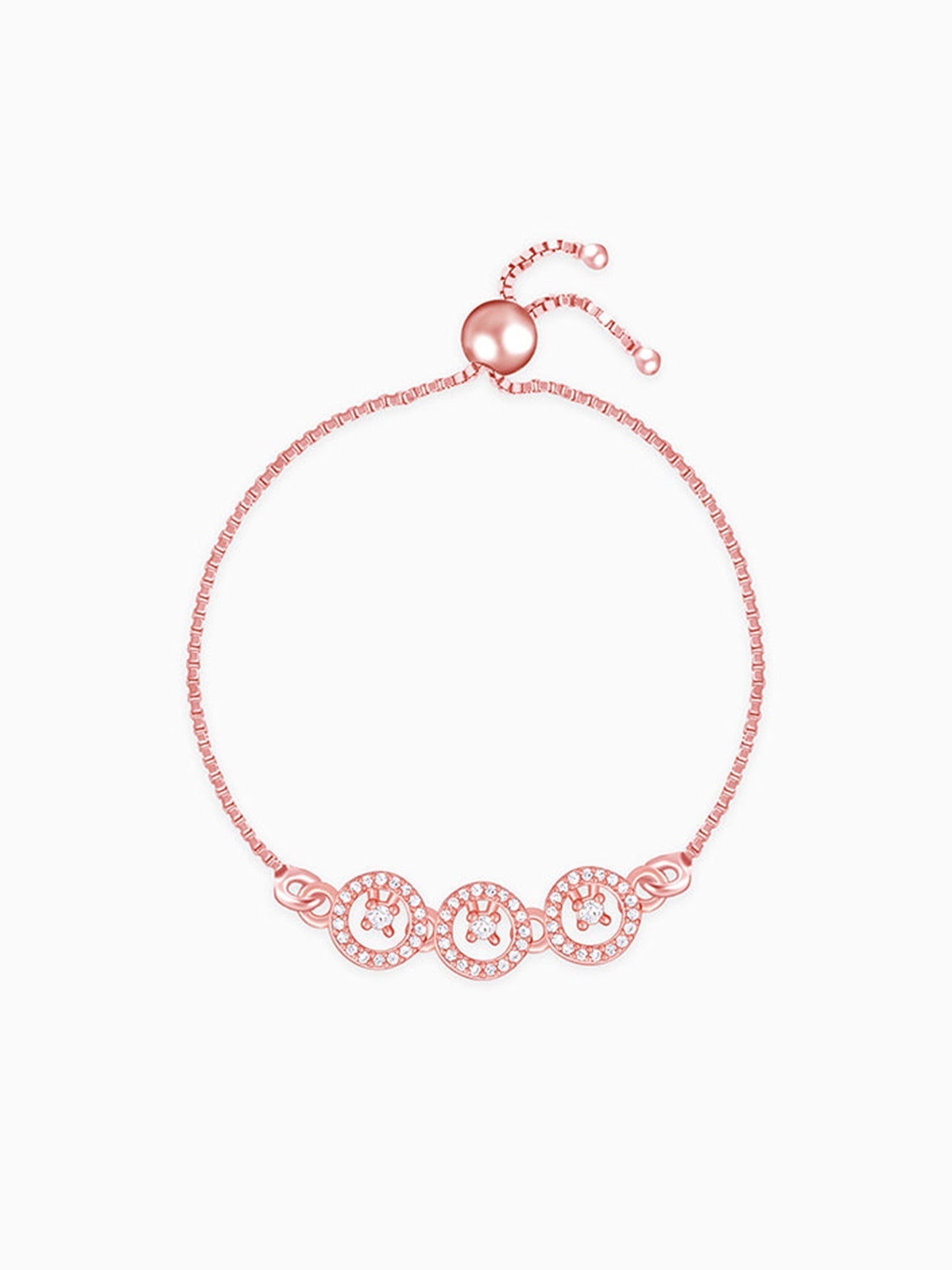 Rose Gold Circular Grace Bracelet