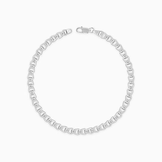 Silver Chroma Chain Bracelet For Him