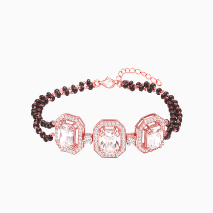 Rose Gold Mangalsutra Bracelet