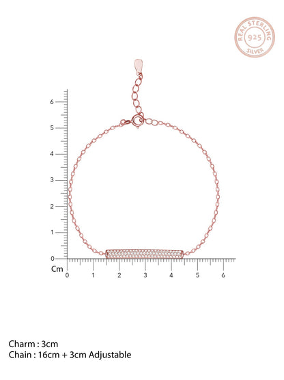 Rose Gold Minimal Grace Bracelet