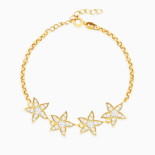 Golden Dancing Stars Bracelet