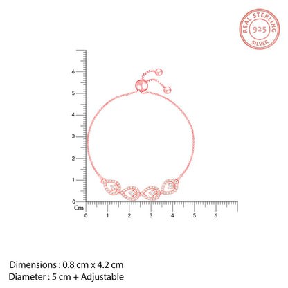 Rose Gold Peary Love Bracelet