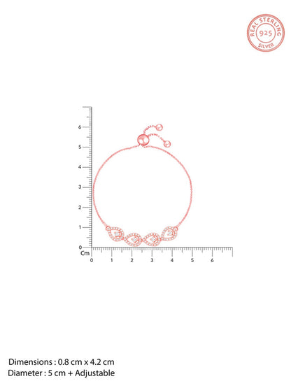 Rose Gold Peary Love Bracelet