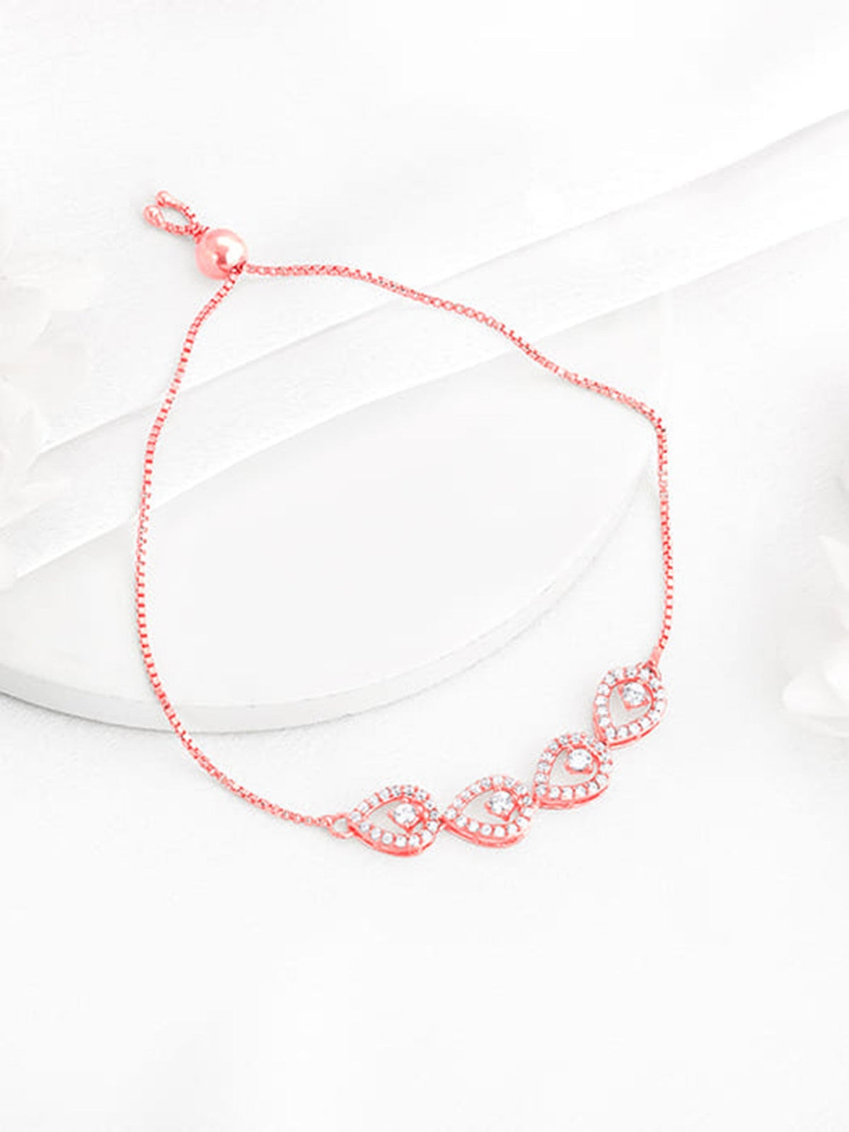 Rose Gold Peary Love Bracelet