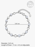 Silver Heartlock Bracelet