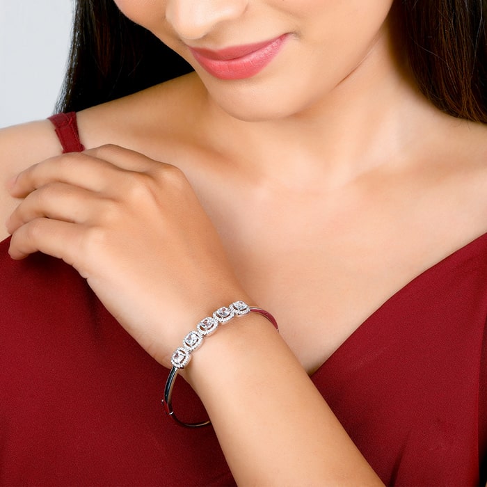 Silver Tales of Love Bracelet