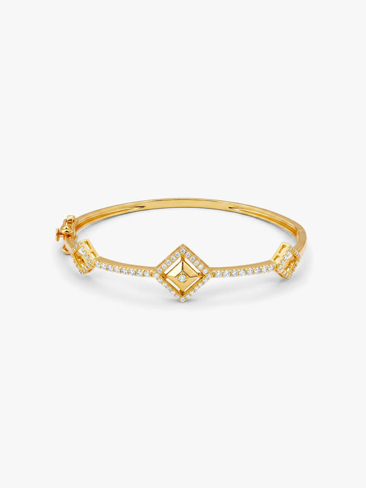 Kriti Sanon Golden Square Prism Signature Bracelet