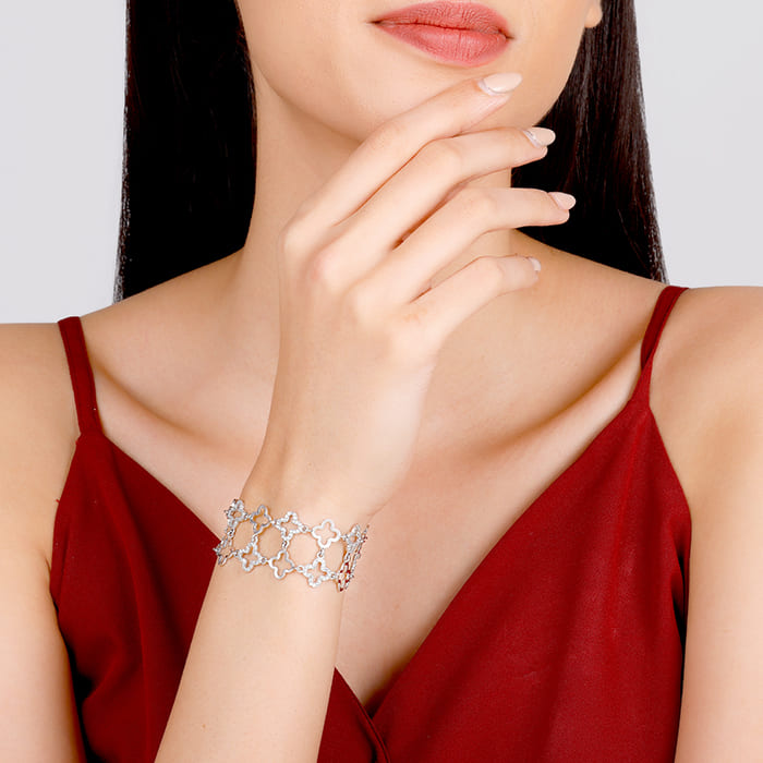 Anushka Sharma Silver Charming Bracelet