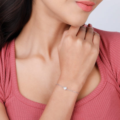 Silver Everyday Is Beautiful Bracelet